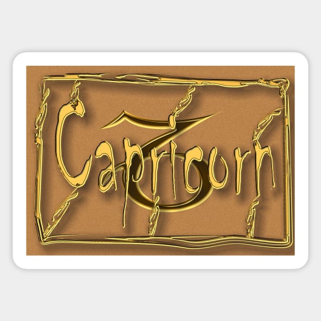 Capricorn, zodiac sign Sticker by robelf